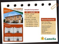 2BR ARIELLE MODEL House&Lot in CAMELLA LIMA