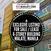 FOR SALE: COMMERCIAL BUILDING IN NAKPIL MALATE MANILA