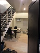 Fort Residences, 2 bedroom Loft type unit with parking For Rent at Bonifacio Global City