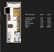 Air Residences 1Bedroom With Balcony