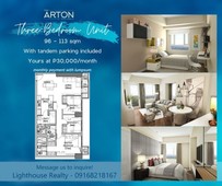 The Arton | Katipunan, QC | 3 Bedroom