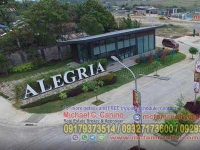 Alegria Lifestyle Residences House and Lot For Sale in Loma De Gato Marilao Bulacan