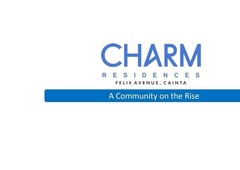 Affordable 2BR units at Charm Residences?Cainta, Rizal