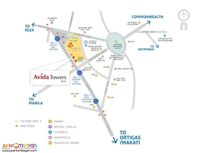 QC Avida Towers Sola Studio unit for Sale near Trinoma Rush Sale