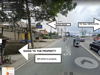 100sqm Lot only for sale in Barangay Tolentino, Tagaytay City, Cavite