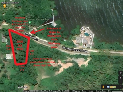 2000 SQ MTR Oceanview lot along National Maritime Highway for sale by owner