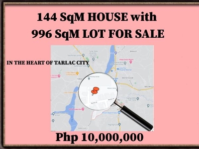 3+ Bedroom Home in heart of Tarlac City