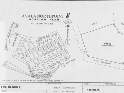 438 sqm Lot For Sale in Ayala North Point Subdivision, Talisay