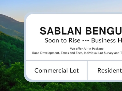 500 sq. meters Commercial lot for sale in Bayabas, Sablan, Benguet