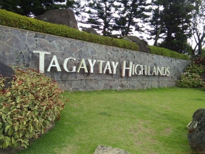 743sqm Tagaytay Highlands Lot for sale