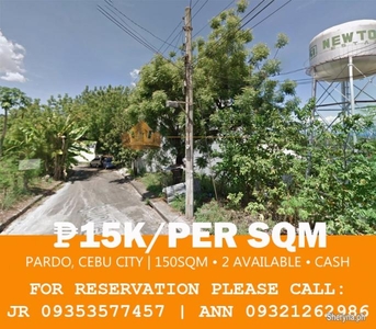 Affordable below the price Land for sale in Pardo Cebu City