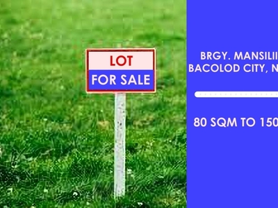 Affordable lot at Brgy Mansilingan, Bacolod City. Loanable sya kaya abot kaya