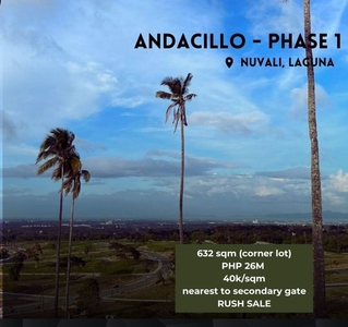 Andacillo Residential lot 650 sqm at 40,000 per sqm (GOOD DEAL)