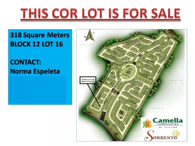 Camella Sorrento Pampanga Lot For Sale
