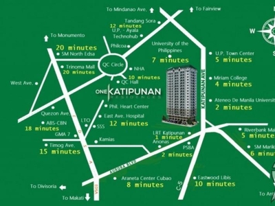 Commercial units for sale along Katipunan Avenue near ATENEO
