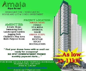 Condo in Pasig From Amaia Steps Project of Ayala land
