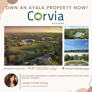 Corvia at Alviera | High-End Residential Lot near Clark, Porac, Pampanga