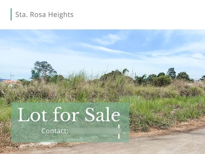 End Lot for sale in Santa Rosa Heights (Near Nuvali and AUP) Silang, Cavite
