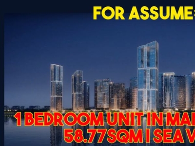 For Assume: 1 Bedroom Unit in Mandani Bay Quay - Tower 2 SEAVIEW