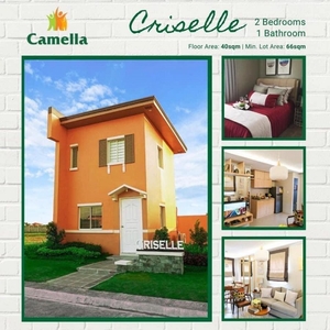 For Sale: 2 Bedroom Criselle Single House at Camella Butuan in Agusan del Norte