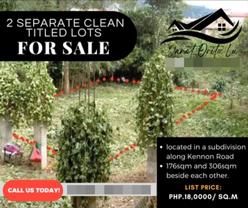 For Sale: 482 sqm Vacant Lot in Woodsgate Subdivision at Baguio City