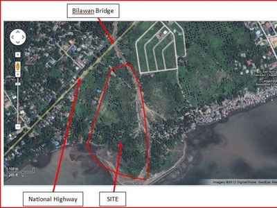 For sale 5 hectare lot with 250m beachline in Mati City, Davao Oriental