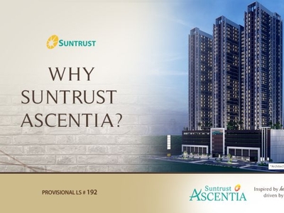 For Sale! Studio Condominium unit at Suntrust Ascentia in Ermita, Manila
