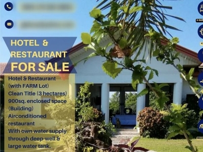 Hotel and Restaurant with Farm Lot for sale at Pinamalayan, Oriental Mindoro