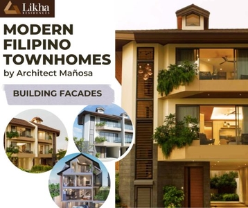 Likha Residences - 3 Storey Modern Filipino Townhomes by Architect Mañosa