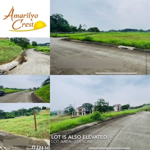 Lot for sale - Amarilyo Crest in Blk 12 lot 10