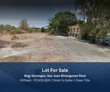 Lot For Sale in Binangonan Rizal - Clean Title