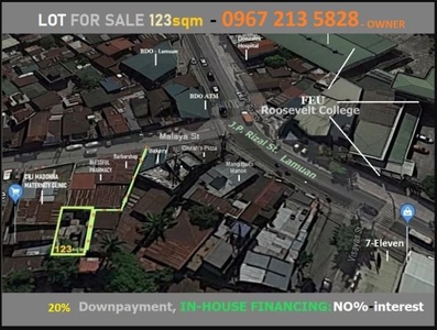 Lot for Sale Malanday, Lamuan, Marikina city