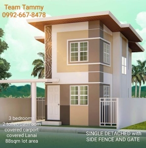 No Downpayment Single Detached 2 Storey Rent to Own in Porac