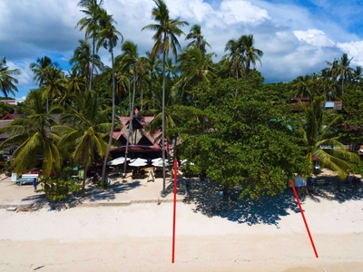 panglao island, beach lot w/ alona beachfront hotel and resort