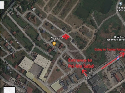 RESIDENTIAL LOT FOR SALE - 170sqm - 3M - Taytay, Rizal