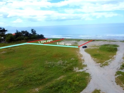 SOLD | Titled 5000 sq. meters Lot Beach Front for Sale in Botolan, Zambales