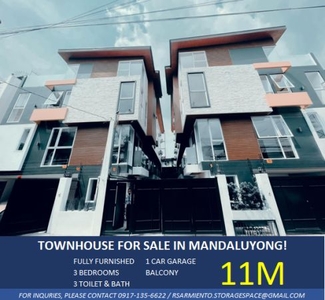 TOWNHOUSE FOR SALE IN MANDALUYONG