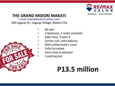 2-br unit in luxurious The Grand Midori Makati