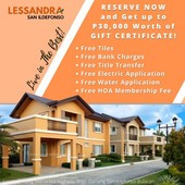 AFFORDABLE HOUSE AND LOT IN SAN ILDEFONSO - LESSANDRA 2BR 1T&B