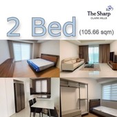 For Rent/Sale: 2 Bedroom Condo The Sharp Clark Hills, Angeles, Pampanga