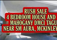 FOR SALE RFO 4 BEDROOM HOUSE AND LOT IN MAHOGANY PLACE DMCI TAGUIG