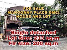 HOUSE FOR SALE IN MAHOGANY PLACE ACACIA ESTATE DMCI 3 BEDROOM RFO