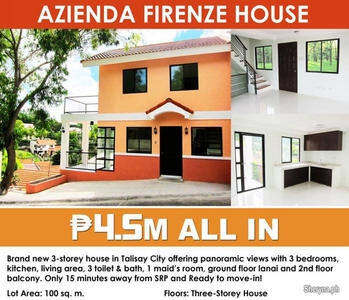For Sale 3 Storey Elegant House in Talisay City Cebu