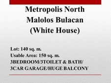 3 Bedroom House for sale in Buguion, Bulacan near LRT-1 5th Avenue