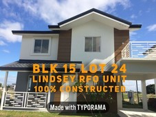 Ready for Occupancy House and Lot for Sale at Montana Views Calulut San Fernando Pampanga Lindsey Model