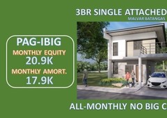 Single Attached with Balcony House and Lot For Sale in Pueblo de Oro Townscapes Malvar Batangas