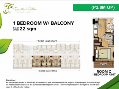Combined Unit 4 ( 2 Bedroom with Balcony) for sale in Alfonso, Cavite