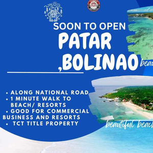 Lot For Sale In Patar, Bolinao