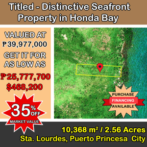 Lot For Sale In Santa Lourdes, Puerto Princesa