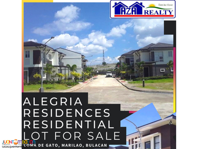 Residential lot For Sale 165sqm. Alegria Residences Bulacan